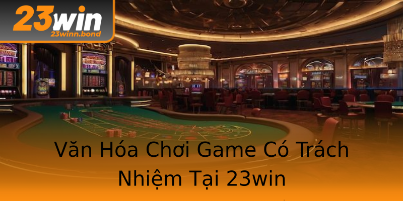 Văn Hóa Chơi Game Có Trách Nhiệm Tại 23win Văn Hóa Chơi Game Có Trách Nhiệm Tại 23win